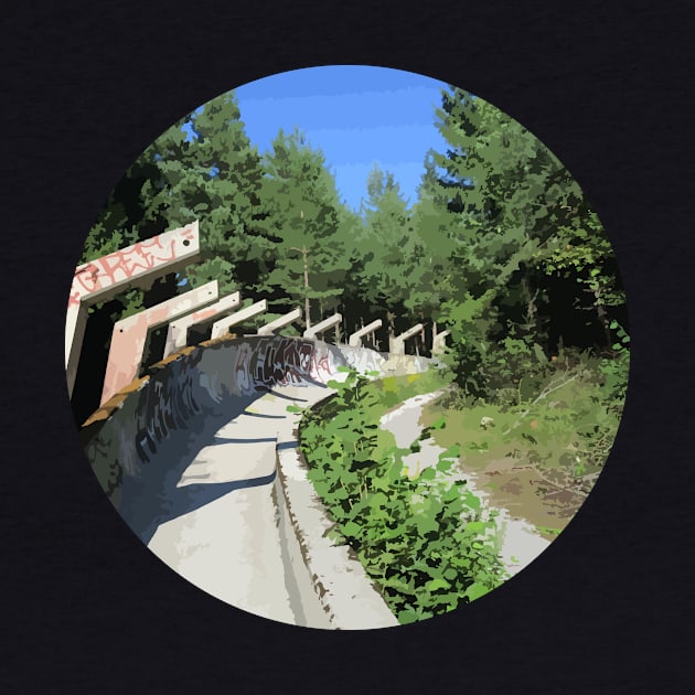 Exploring The Deserted Bobsled Track Sarajevo by piece-of-cake